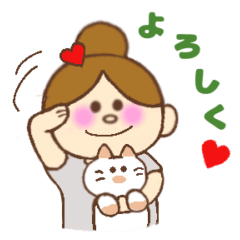 [LINEスタンプ] 主婦の挨拶と韓国語少々