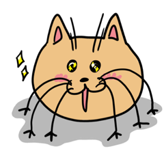 [LINEスタンプ] 髭足猫