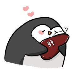 [LINEスタンプ] デザイン系で勉強しています。---ペンギン