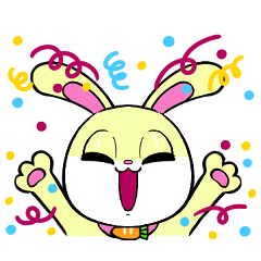 [LINEスタンプ] KidZ8 ウサギの日常スタンプ①