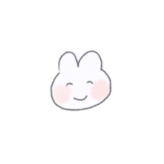 [LINEスタンプ] シンプルめのうさぎ