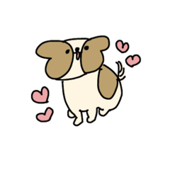 [LINEスタンプ] たれみみdog