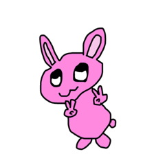 [LINEスタンプ] kakkoii usagi