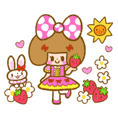 [LINEスタンプ] Rabbit88 RIBONchan