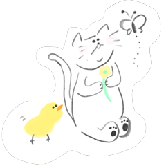 [LINEスタンプ] にゃんちゃんの生活