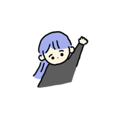 [LINEスタンプ] あおいちゃんと仲間達