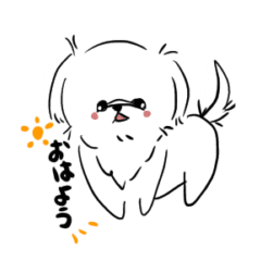 [LINEスタンプ] しろいぺきにーず