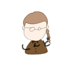 [LINEスタンプ] 伊達メガネ女子の日常