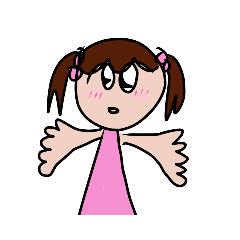 [LINEスタンプ] 女の子の適当イラスト