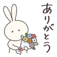 [LINEスタンプ] ぐーたらうさぎ2