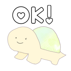 [LINEスタンプ] 表情豊か！！かめちゃんだよ！