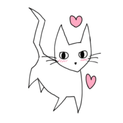 [LINEスタンプ] ギザギザキャット