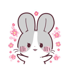 [LINEスタンプ] うさぎのえぬちゃん♡2