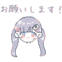 [LINEスタンプ] 毎日使える✏︎女の子スタンプ