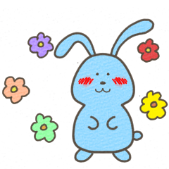 [LINEスタンプ] うさぎのレポ