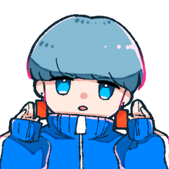 [LINEスタンプ] 青ジャージくん