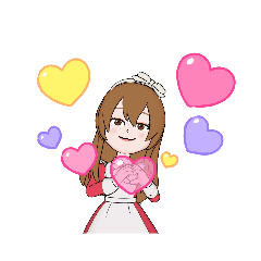 [LINEスタンプ] メイド@morichan