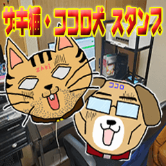 [LINEスタンプ] ZAKI猫・ココロ犬 日常スタンプ