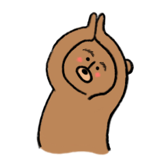 [LINEスタンプ] ふふふなくま