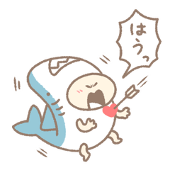 [LINEスタンプ] サメハダさん 3