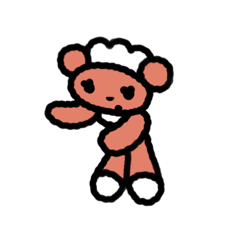 [LINEスタンプ] くまみむめ