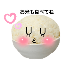 [LINEスタンプ] お米の気持ち～Feelings of rice～