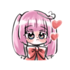 [LINEスタンプ] 羅霧ちゃんとうさぎ