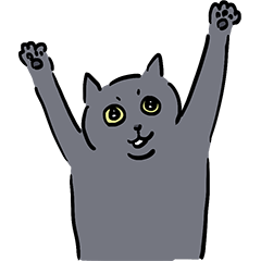 [LINEスタンプ] 猫の万次郎