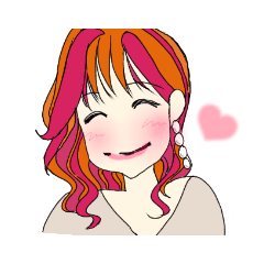[LINEスタンプ] ピンクライフちゃん