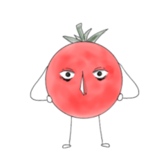 [LINEスタンプ] 無言トマト