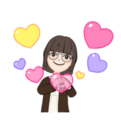 [LINEスタンプ] 垢抜けた女の子