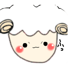 [LINEスタンプ] 毎日使えるひつじスタンプ☆ぷっち