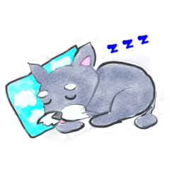 [LINEスタンプ] まろやかシュナウザーズ