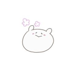 [LINEスタンプ] 毎日使える！顔だけうさちゃん