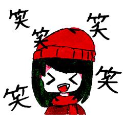 [LINEスタンプ] アトリエeggの児童画作品＜もな＞