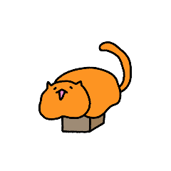 [LINEスタンプ] 細身の猫