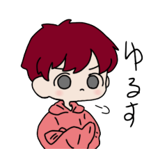 [LINEスタンプ] 落書きスタンプ(男子)