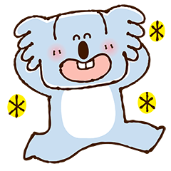 [LINEスタンプ] 使いやすさを追求したコアラ