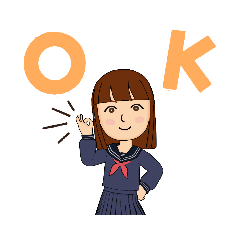 [LINEスタンプ] 中学生の毎日日常