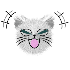 [LINEスタンプ] うごく・シンプル子猫のfeeling FACE