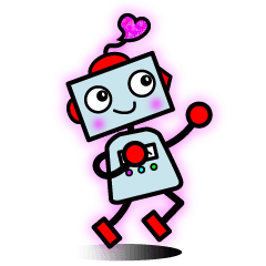 [LINEスタンプ] ごきげんなロボット 4