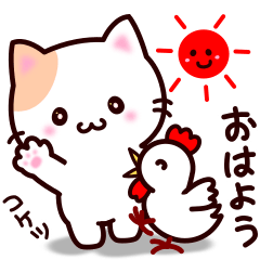 [LINEスタンプ] 毎日ねこのみるく