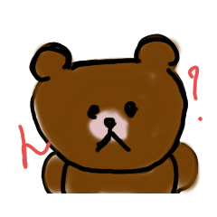 [LINEスタンプ] 日常使いできるゆるいブラウンと仲間たち