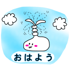 [LINEスタンプ] 可愛い！今時人気のプロペラうさぎちゃん