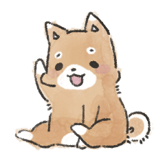 [LINEスタンプ] 赤柴犬ななの日常生活