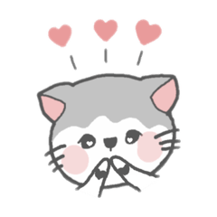 [LINEスタンプ] かわいいゆきにゃん。