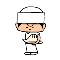 [LINEスタンプ] 餃子大好きworker