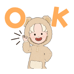[LINEスタンプ] たらコ（くまver）