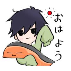 [LINEスタンプ] シャケの日常( 'ω'  鮭)з