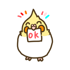 [LINEスタンプ] オカメインコのピッピちゃん